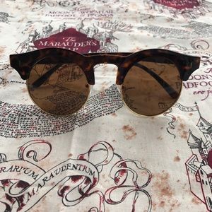 Fashion Circle Tinted Sunglasses